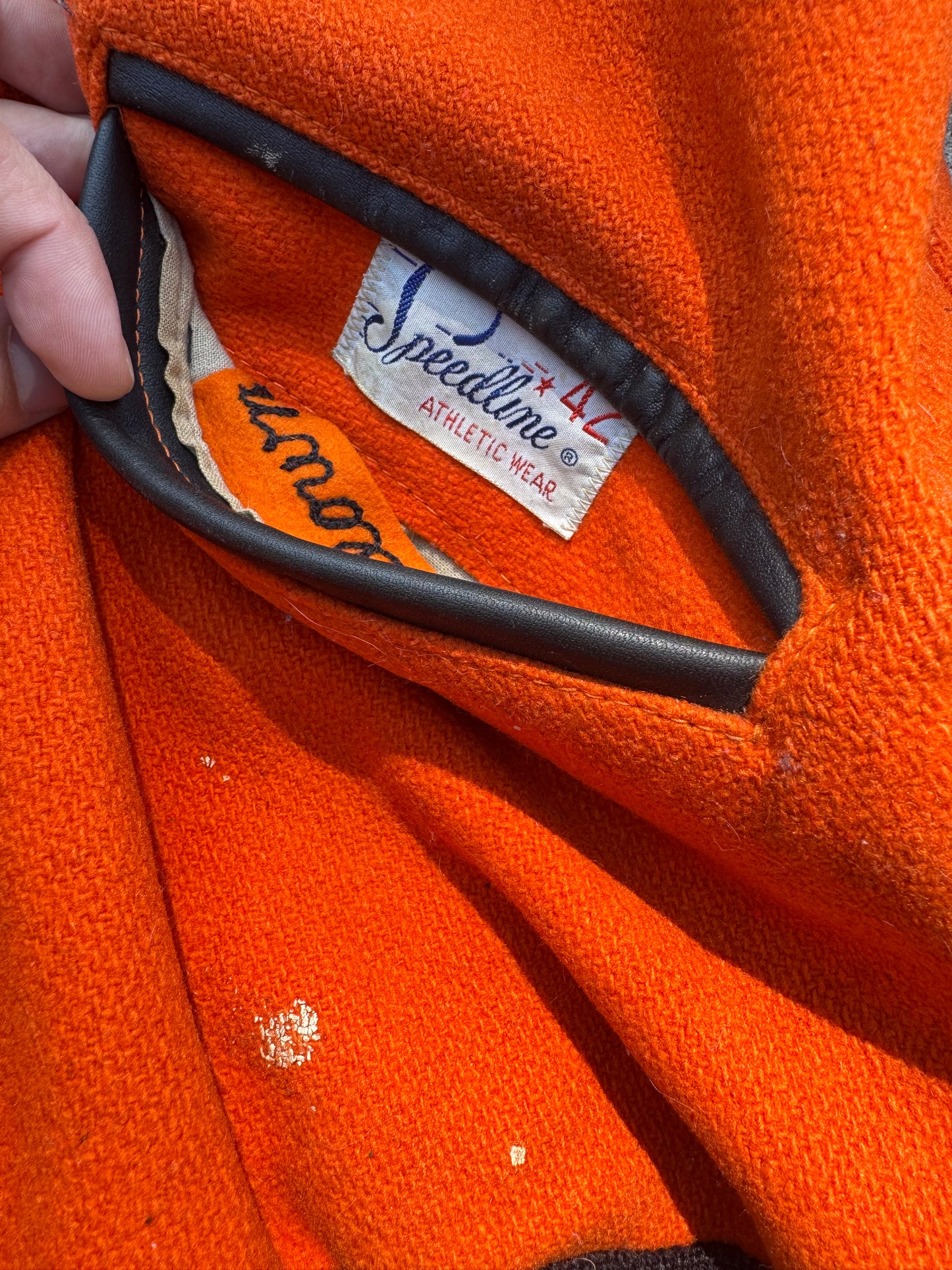 1940s Speedline Varsity Jacket Medium